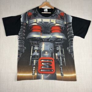Vintage Rare Nike Shox Promo Mechanical Torso AOP Shirt XL